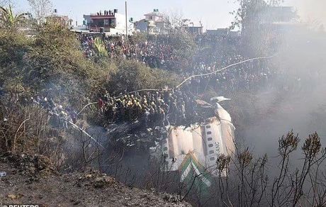 همه سرنشینان هواپیمای سقوط کرده نپال کشته شدند