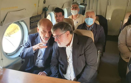 وزیر نیرو از دریاچه ارومیه بازدید کرد