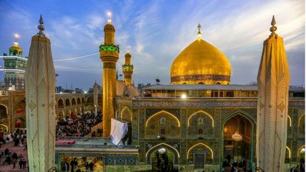 رییس جمهور حرم امام علی(ع) را زیارت کرد