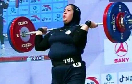 دختر رکوردشکن وزنه برداری دسته فوق سنگین ایران، یازدهم شد