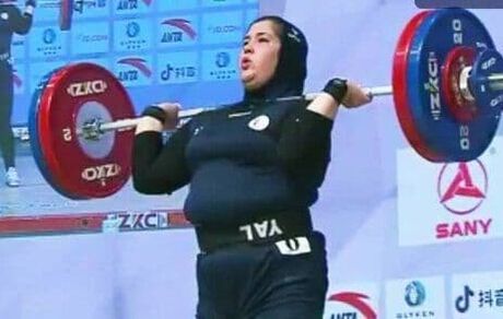 دختر رکوردشکن وزنه برداری دسته فوق سنگین ایران، یازدهم شد