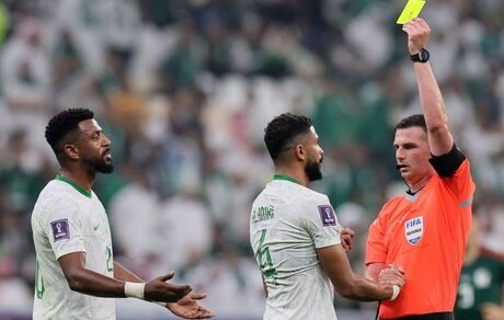 عربستان، رکورددار کارت زرد در جام جهانی قطر