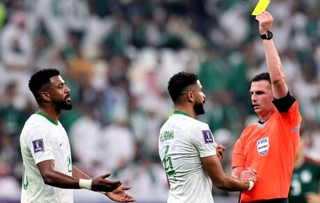 عربستان، رکورددار کارت زرد در جام جهانی قطر