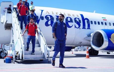 تیم ملی فوتبال به ترکیه رسید