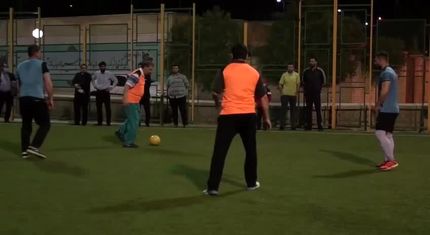 واکنش فوتبالی محسن رضایی به تخریب کاندیداها+ فیلم