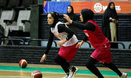 سومین بازی دوستانه و برد سوم بسکتبال زنان ایران مقابل اردن