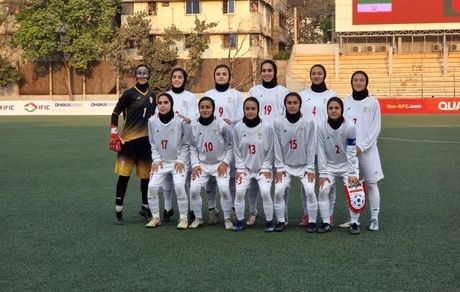 باخت دوباره تیم ملی فوتبال جوانان دختر ایران در قهرمانی آسیا