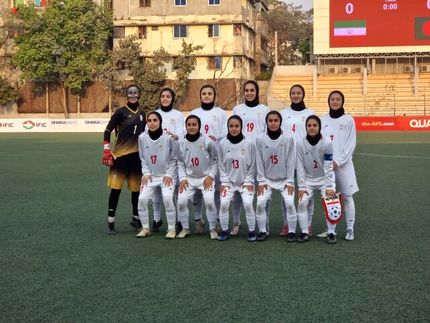 باخت دوباره تیم ملی فوتبال جوانان دختر ایران در قهرمانی آسیا