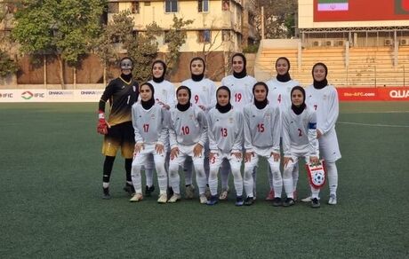 باخت دوباره تیم ملی فوتبال جوانان دختر ایران در قهرمانی آسیا