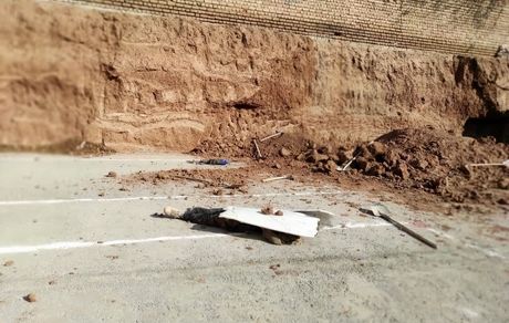 جان باختن یک کارگر براثر ریزش گودبرداری در ولدآباد محمدشهر 
