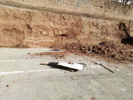 جان باختن یک کارگر براثر ریزش گودبرداری در ولدآباد محمدشهر 