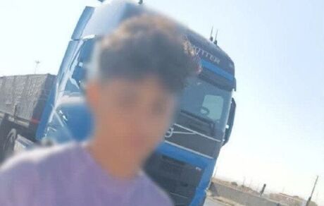 توقیف کامیونی با راننده ۱۴ ساله در استان همدان