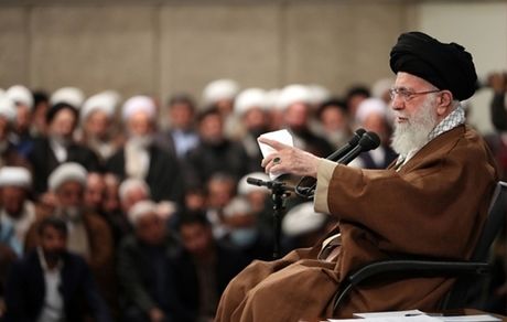 دیدار رمضانی سران قوا و جمعی از کارگزاران نظام با مقام معظم رهبری