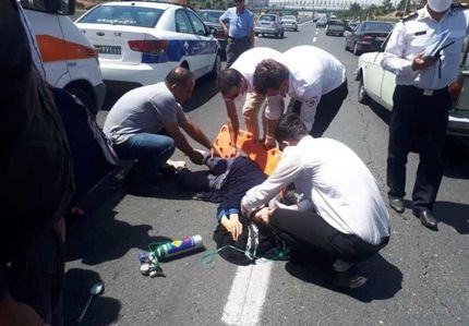۲۲ نفر در واژگونی مینی بوس در جاده قدیم هشتگر مصدوم شدند