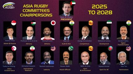 یک ایرانی، رئیس دپارتمان روابط بین الملل کنفدراسیون راگبی آسیا شد