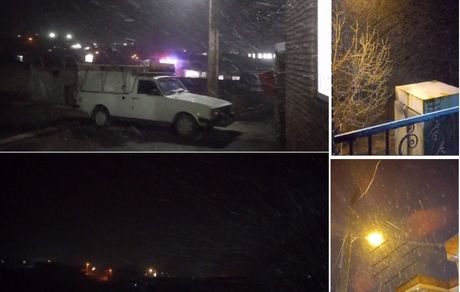 بارش برف در یازدهمین روز بهار در استان آذربایجان‌غربی