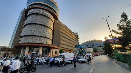 مهار آتش‌سوزی مجتمع تجاری لیدوما در تهران
