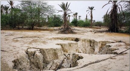 فرونشست سالانه ۵ سانتیمتری در استان خوزستان