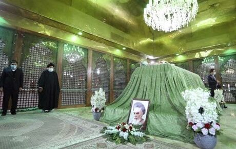 تجدید میثاق رئیس جمهور و هیات دولت با آرمان‌های امام راحل و شهدای انقلاب اسلامی