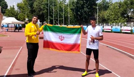 قهرمانی پرتابگر چکش ایران در مسابقات آسیا