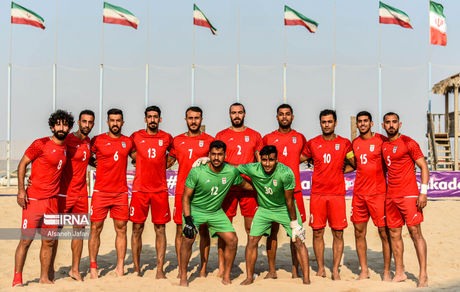 کلمبیا آخرین دیدار دوستانه تیم ملی فوتبال ساحلی قبل از جام جهانی