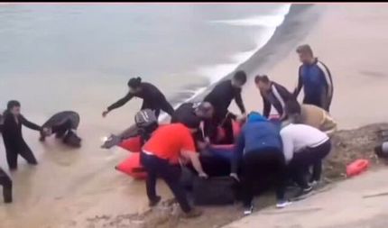 غرق پسر ۱۴ ساله در رودخانه تجن هنگام سلفی گرفتن