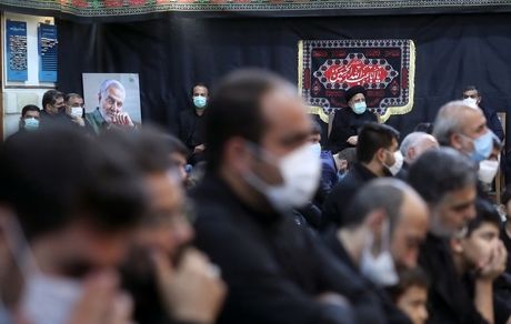 مراسم سوگواری شب عاشورای حسینی در نهاد ریاست جمهوری برگزار شد