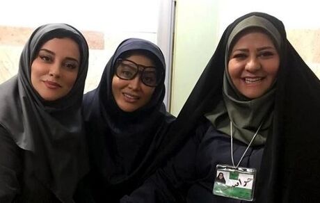  موچین به دست بهنوش بختیاری افتاد! 