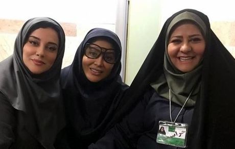  موچین به دست بهنوش بختیاری افتاد! 