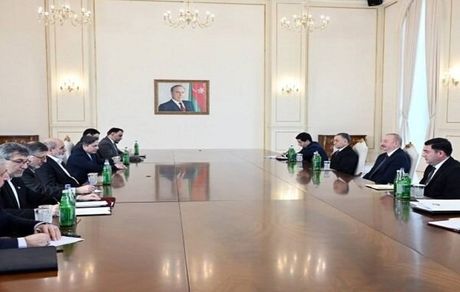 دیدار دبیر شورای عالی امنیت ملی با رئیس‌جمهور جمهوری آذربایجان