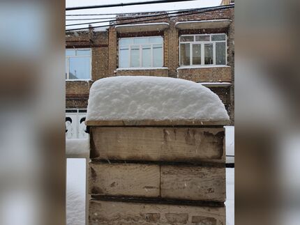 بارش ۷۰ سانتی برف در پیرانشهر / عکس