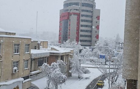 ارومیه سفیدپوش شد