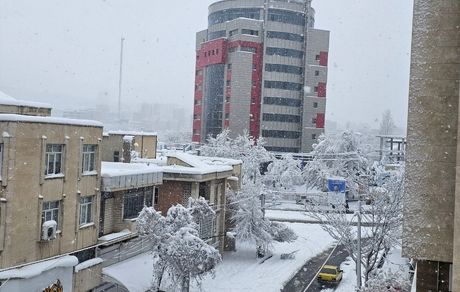 ارومیه سفیدپوش شد