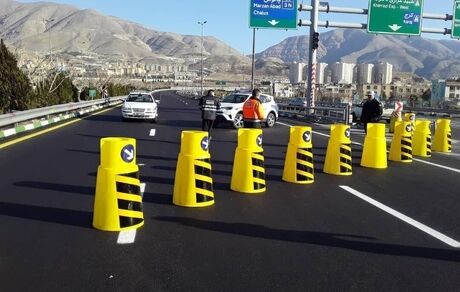 بدلیل هشدار نارنجی و خطر سیلاب، جاده کندوان بسته شد