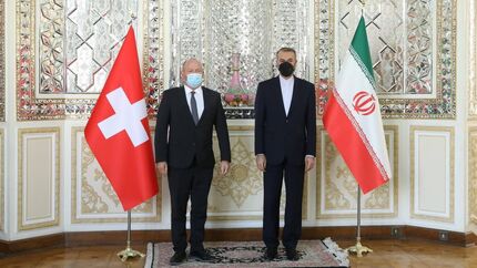 دیدار و گفت و گوی وزیر امور خارجه با رئیس مجلس ملی سوئیس
