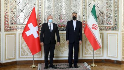 دیدار و گفت و گوی وزیر امور خارجه با رئیس مجلس ملی سوئیس