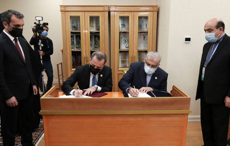 قرارداد سه‌جانبه سوآپ گاز بین ایران، ترکمنستان و جمهوری آذربایجان امضا شد