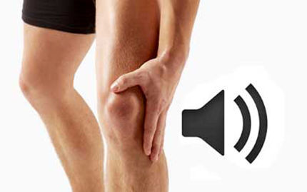 علل صدای زانو