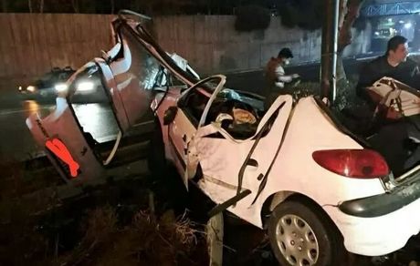 ۸ مصدوم در تصادف زنجیره‌ای در زنجان