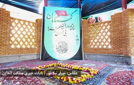 تشییع و تدفین شهید گمنام ۱۷ ساله در یادمان مجموعه ورزشی غدیر ارومیه