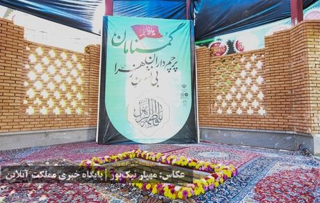 تشییع و تدفین شهید گمنام ۱۷ ساله در یادمان مجموعه ورزشی غدیر ارومیه