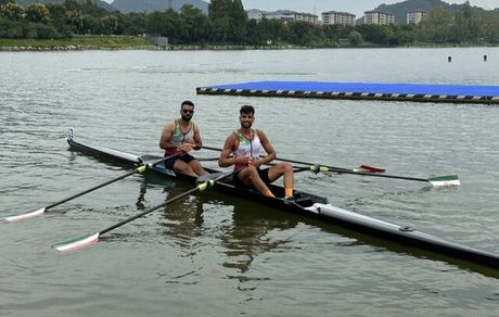 صعود قایق دونفره رویینگ مردان ایران به فینال بازی‌های آسیایی هانگژو