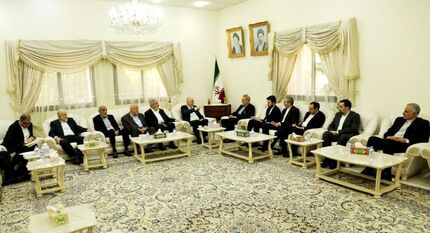 لاریجانی در قطر با شورای رهبری حماس دیدار و رایزنی کرد