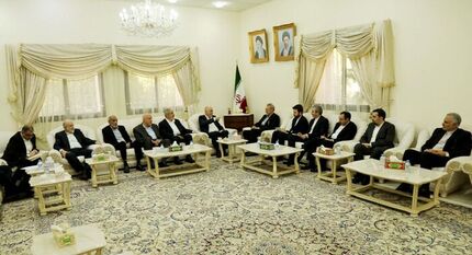لاریجانی در قطر با شورای رهبری حماس دیدار و رایزنی کرد