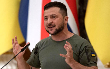 زلنسکی وارد ژاپن شد