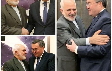 رایزنی ظریف با وزیر امورخارجه قزاقستان