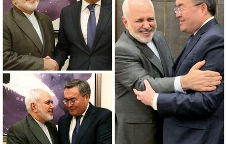 رایزنی ظریف با وزیر امورخارجه قزاقستان