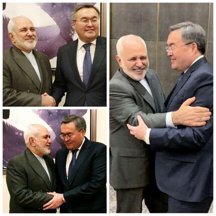 رایزنی ظریف با وزیر امورخارجه قزاقستان