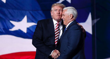 ترامپ: پنس به ما کمک می کند و بایدن به کاخ سفید نمی آید