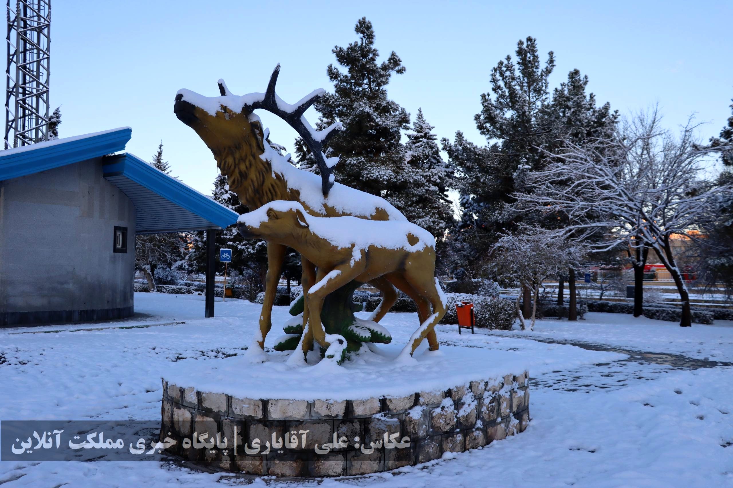 بارش برف در ارومیه